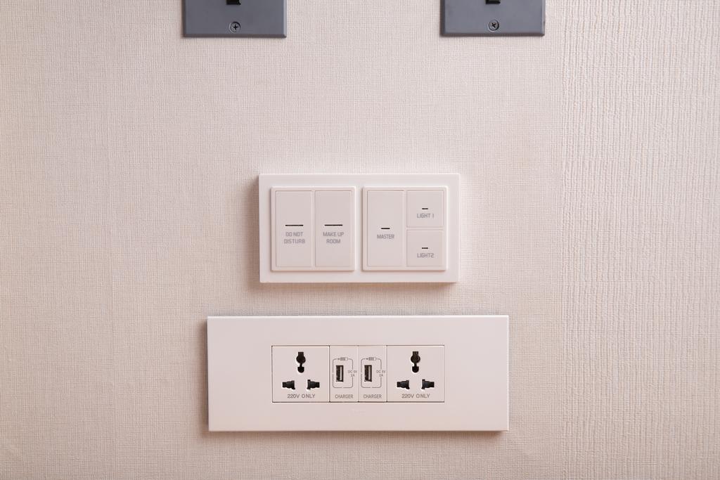 Seogwipo KAL Hotel Eksteriør billede A Hong Kong power socket